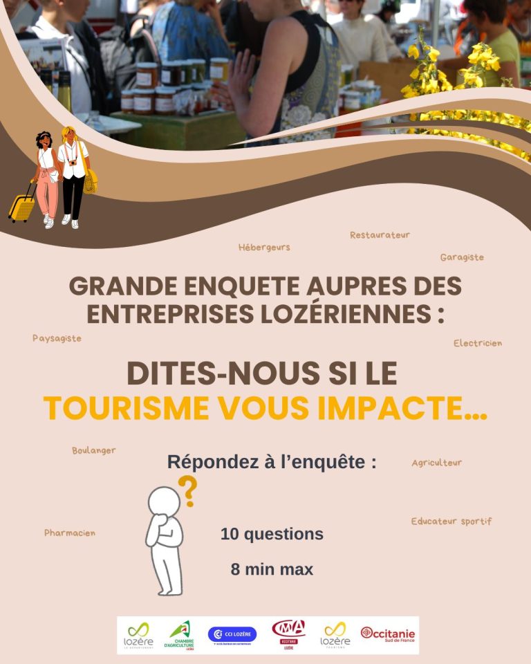 Grande enquête concernant les retombées socio-économiques du tourisme